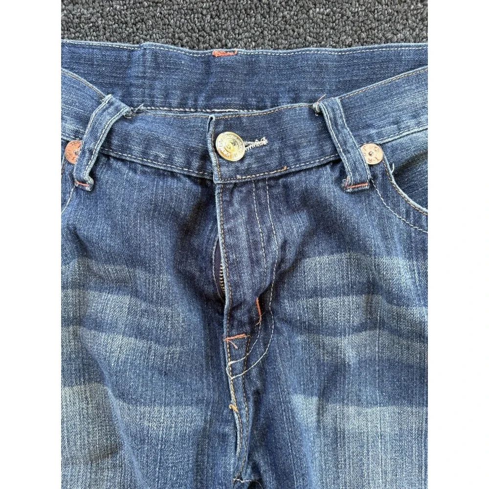 True Religion Billy Super T Jeans 40x33 Made in USA Dragon Embroidery Pocket